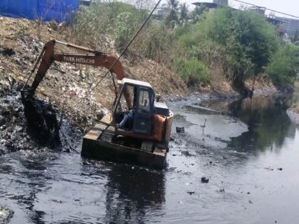 This year, the municipality achieved the deadline for cleaning the drains early; Target to complete drainage by June 10 | यंदा नाले सफाईचा मुहूर्त पालिकेने लवकर साधला ; १० जूनपर्यंत नालेसफाई पूर्ण करण्याचे ध्येय