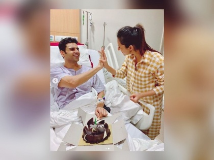 Wedding Anniversary: tv couple divyanka tripathi and vivek dahiya celeberates third wedding anniversary in hospital | Wedding Anniversary : हॉस्पिटलमध्ये नवऱ्यासोबत दिव्यांका त्रिपाठीनं साजरा केला लग्नाचा वाढदिवस