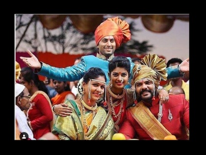 tuzyat jiv rangala sunny da aka Raj Hanchanale got married | तुझ्यात जीव रंगला या मालिकेतील हा प्रसिद्ध कलाकार अडकला लग्नबंधनात