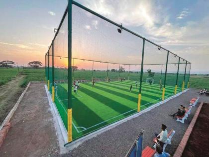 Quality facilities in Chhatrapati Sambhajinagar Municipal Schools; Construction of multi-crore turf field started | छत्रपती संभाजीनगर मनपाच्या शाळांमध्ये दर्जेदार सुविधा; कोट्यवधींचे टर्फ उभारण्यास सुरुवात