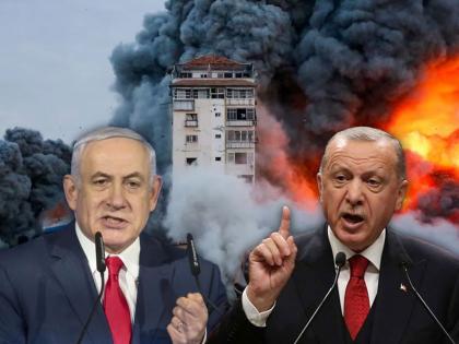 Turkish President erdogan Threatens Attack on Israel now Received the reply, the Israel foreign minister said We will do the same as Saddam Hussein | तुर्कीच्या राष्ट्रपतींनी इस्रायलला दिली हल्ल्याची धमकी; प्रत्युत्तरात परराष्ट्रमंत्री म्हणाले, सद्दाम हुसेन सारखे हाल करू!