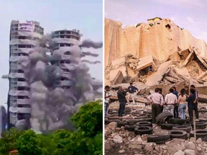 Twin Tower Demolition Temple will be established there Lord Ram and Shiva sit in place playground greenery | Twin Tower Demolition: 'ट्विन टॉवर'च्या जागी उभं राहणार भव्य मंदिर! रामलल्ला, भोलेनाथाची होणार स्थापना