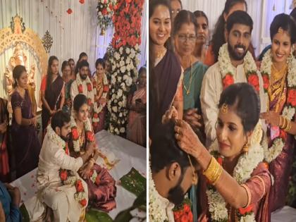 Video: Twin sisters marry twin brothers; You will be shocked to see the video... | Video: जुळ्या बहिणींचे जुळ्या भावांसोबत लग्न; व्हिडिओ पाहून चक्रावून जाल... Video: Twin sisters marry twin brothers; You will be shocked to see the video... | Video: जुळ्या बहिणींचे जुळ्या भावांसोबत लग्न; व्हिडिओ पाहून चक्रावून जाल...