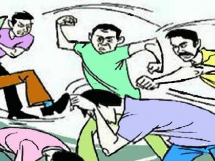 Two groups clash in Sheelgaon; 2 people injured | शेलगाव येथे दोन गटात हाणामारी ; २ जण जखमी 