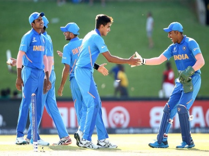 U19WC : India start with a win, They beat Sri Lanka by 90 runs | टीम इंडियाचा डबल धमाका, एकाच वेळी नमवलं दोन प्रतिस्पर्ध्यांना