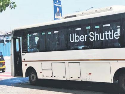 Action taken against unauthorized shuttle service; RTO takes action against Uber-City Flow buses | अनधिकृत शटल सेवेवर कारवाई; उबर-सिटी फ्लोच्या बसेसवर आरटीओची कारवाई Action taken against unauthorized shuttle service; RTO takes action against Uber-City Flow buses | अनधिकृत शटल सेवेवर कारवाई; उबर-सिटी फ्लोच्या बसेसवर आरटीओची कारवाई