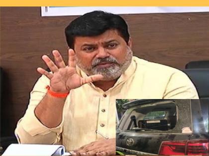 MLA Uday Samant's car attacked in Pune; Five people were arrested | आमदार उदय सामंत यांच्या गाडीवर पुण्यात हल्ला; पाच जणांना अटक