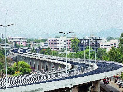 Dwarka-Nashik Road flyover survey | द्वारका-नाशिकरोड उड्डाणपुलाचे सर्वेक्षण