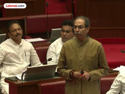 Speaking at the farewell ceremony of Ambadas Danve Uddhav Thackeray criticized Eknath Shinde | "माझ्याकडून ज्यांना घेतलं त्यांच्यासाठी मुख्यमंत्री..."; दानवेंच्या निरोपसमारंभात उद्धव ठाकरेंचा शिंदेंना टोला Speaking at the farewell ceremony of Ambadas Danve Uddhav Thackeray criticized Eknath Shinde | "माझ्याकडून ज्यांना घेतलं त्यांच्यासाठी मुख्यमंत्री..."; दानवेंच्या निरोपसमारंभात उद्धव ठाकरेंचा शिंदेंना टोला