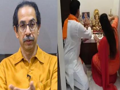 hanuman chalisa matoshree update navneet rana and ravi rana will go to matoshri mumbai, also Rana slammed chief minister uddhav thackeray | "मुख्यमंत्र्यांमुळे महाराष्ट्राला लागलेला शनी संपवायचाय", रवी राणा हनुमान चालीसा पठणावर ठाम