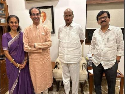 "Riding of the helpless to the door of Silver Oak, the party is gone, the symbol is gone and now self-respect is also gone" Shinde group's harsh criticism on Uddhav Thackeray | "लाचारांची स्वारी सिल्व्हर ओकच्या दारी, पक्ष गेला, चिन्ह गेले आणि आता स्वाभिमानही गेला’’ शिंदे गटाची उद्धव ठाकरेंवर बोचरी टीका 