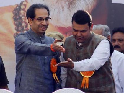 Who is the next chief minister? BJP-Shiv Sena claiming again | पुढील मुख्यमंत्री कोणाचा? भाजपा-शिवसेनेत पुन्हा जुंपली