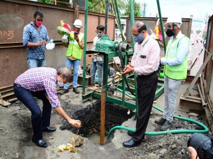 Commencement of surface inspection work of flyover in the town; The work will be completed in turn. | नगरमधील उड्डाणपुलाच्या भूपृष्टीय तपासणी कामाचा शुभारंभ; काम वळेत पूर्ण होईल..