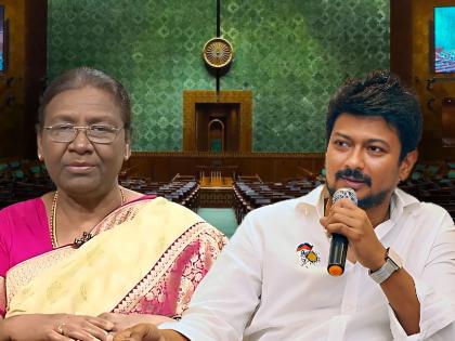 udhayanidhi stalin controversy statement continues now comment on president draupadi murmu was not invited to inauguration of new parliament | “राष्ट्रपतींना नव्या संसदेच्या उद्घाटनाला न बोलावणे हे सनातन धर्माचे उत्तम उदाहरण”: उदयनिधी