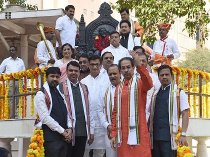 Marathi Bhasha Din : The language of Jijau who performed rituals on Shivaji Maharaj is 'our Marathi', uddhav thackery says in vidhan bhawan | Marathi Bhasha Din : शिवाजी महाराजांवर संस्कार करणाऱ्या जिजाऊंची भाषा 'आपली मराठी'