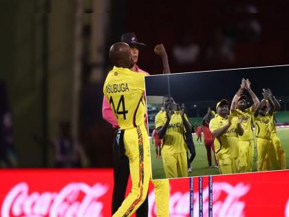 T20 World Cup 2024 PNG vs UGA HISTORY FOR UGANDA IN THE T20 WORLD CUP THEIR FIRST EVER WIN They defeat PNG by 4 wickets in a thriller | PNG vs UGA : ऐतिहासिक! युगांडाचा वर्ल्ड कपमध्ये पहिलाच विजय; लक्ष्य छोटे पण संघर्षही मोठा