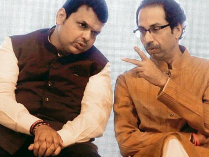 Sena-BJP on the chief minister's post, Khadkad | मुख्यमंत्रिपदावरून सेना-भाजप युतीत खदखद