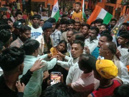 Uran's Agniveer Prajwal Tawari is welcomed with cheers | Uran: उरणचा अग्निवीर प्रज्वल टावरी याचे जल्लोषात स्वागत