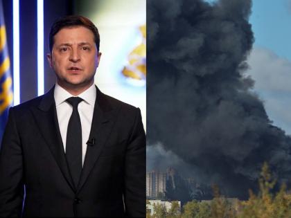 Deadly Russian missile struck 500 meters from Ukraine President Volodymyr Zelensky and Greek Prime Minister Kyriakos Mitsotakis | युक्रेनचे राष्ट्राध्यक्ष झेलेन्स्की थोडक्यात बचावले; अवघ्या ५०० मीटर अंतरावर पडले रशियाचे मिसाईल!