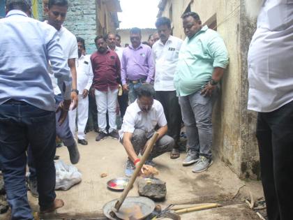 bhoomi pujan of various development works in ulhasnagar | उल्हासनगरात विविध विकास कामाचे भूमिपूजन