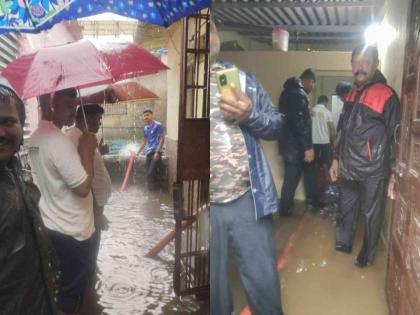 Incessant rain in Ulhasnagar water entered the house in Madrasi pada the level of Valdhuni river is dangerous | उल्हासनगर शहरामध्ये संततधार पाऊस, मद्रासी पाड्यातील घरात घुसले पावसाचे पाणी