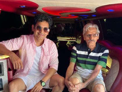 marathi actor umesh kamat share special post for father in law birthday | सासरे अन् जावईबापू जोरात! प्रियाच्या वडिलांसाठी उमेशची खास पोस्ट; म्हणाला, तुम्ही...