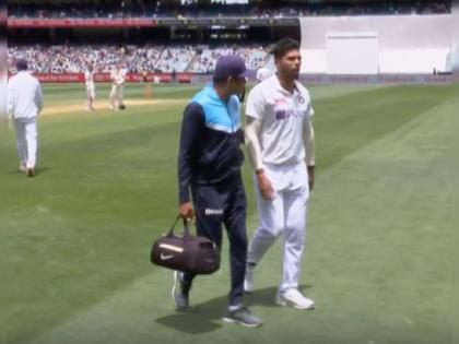 India vs Australia, 2nd Test : Worrying Signs For India As Umesh Yadav Leaves Field With Calf Injury, Watch Video  | India vs Australia, 2nd Test : टीम इंडियाच्या चिंतेत भर?, विकेट घेणाऱ्या उमेश यादवनं मैदान सोडलं; पाहा काय घडलं 