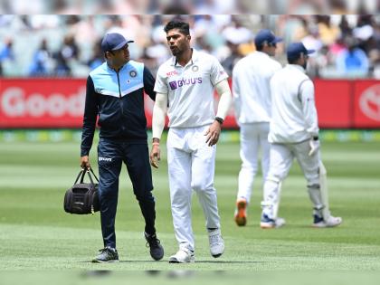 India vs Australia, 2nd Test : Umesh Yadav is being taken for scans now, he was assessed by the BCCI medical team | India vs Australia, 2nd Test : उमेश यादवच्या दुखापतीबाबत BCCIनं दिले अपडेट्स, टीम इंडियाला मोठा धक्का?