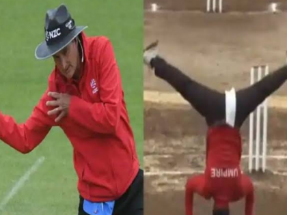 Former England cricket captain shares video of Pandharpur umpire | इंग्लंड क्रिकेट संघाच्या माजी कर्णधाराने केला पंढरपूरच्या अम्पायरचा व्हिडिओ शेअर