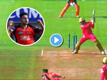 Umran Malik Superb last Over 20th Over of Innings vs Punjab Kings in IPL 2022 PBKS vs SRH live Updates watch video | Umran Malik 20th Over, IPL 2022 PBKS vs SRH: W O W W W ......... कुछ 'तुफानी' कर दिया!! पाहा उमरान मलिकची २०वी ओव्हर (Video)