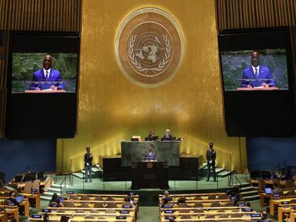 Technical glitch or Mossad's hand? 4 big leaders' microphones turned off as soon as Palestine was discussed at the United Nations | तांत्रिक बिघाड की मोसादचा हात? संयुक्त राष्ट्रांत पॅलेस्टाईनवर चर्चा होताच ४ बड्या नेत्यांचा माईक बंद  