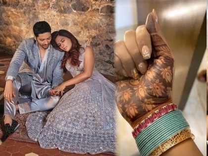 Richa Chadha Ali Fazal wedding Richa Flaunts Her Mehandi Design Pre Wedding Function In Delhi | Richa Chadha Mehandi: रिचाच्या हातावर सजली अलीच्या नावाची मेहंदी, मेहंदी डिझाईन आहे फारच खास