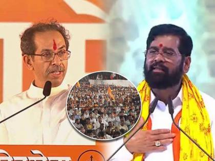 shiv sena dasara melava thackeray and shinde group show of strength will blow the election trumpet | दसरा मेळाव्यात आवाज कुणाचा? ठाकरे, शिंदे गटाचे शक्तिप्रदर्शन, निवडणुकीचे रणशिंग फुंकणार