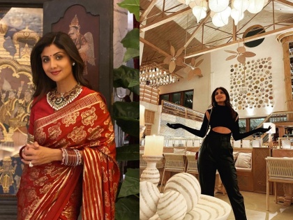 Shilpa shetty open her new bastian chain restaurant | शिल्पा शेट्टीने मुंबईत उघडलं नवं आलिशान रेस्टॉरंट, सोशल मीडियावर फोटो व्हायरल