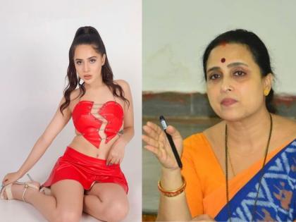 Uorfi Javed tweet over BJP Chitra Wagh police complaint against her | Uorfi Javed : "…तर मी जेलमध्ये जाण्यास तयार आहे"; उर्फी जावेदचं थेट चित्रा वाघ यांना जाहीर आव्हान