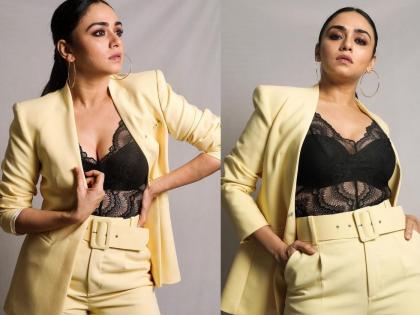 amruta khanvilkar shares her stunning photoshoot on social media fans get crazy | भारी फोटो काढला राव खतरनाक, अमृता खानविलकरचे फोटोशूट पाहून चाहते झाले हैराण