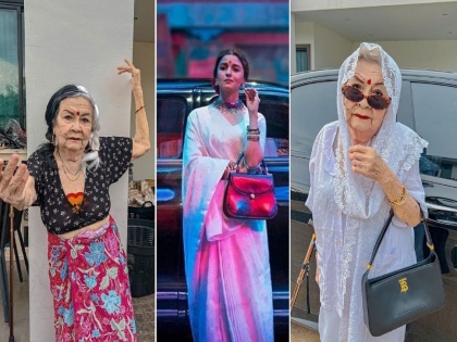 Thai grandma recreating Alia Bhatt’s iconic looks from Gangubai Kathiawadi | So cute : थायलंडच्या हांगथोंग आज्जी ‘गंगूबाई’च्या प्रेमात, तिच्या गंगूबाई लुकवर नेटकरी फिदा