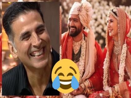 A new promo of The Kapil Sharma Show shows Akshay Kumar and Kiku Sharda talking about Vicky Kaushal and Katrina Kaif's wedding | अक्षयनं उडवली विकी-कतरिनाच्या लग्नाची खिल्ली, व्हिडीओ पाहून तुम्हालाही हसू आवरणार नाही