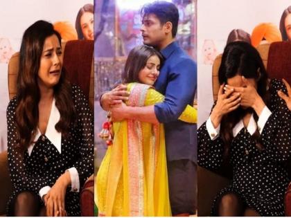 Shehnaaz Gill viral video cries remembering Sidharth Shukla during Honsla Rakh promotion | सिद्धार्थ शुक्लाच्या आठवणीत ढसाढसा रडली शहनाज गिल, व्हिडीओ पाहून तुम्हीही भावुक व्हाल