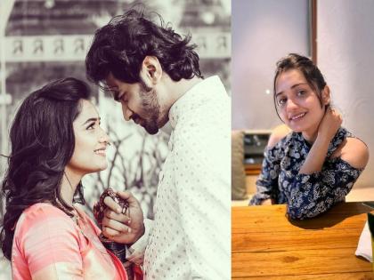 marathi actress hruta durgule celebrate 2 months of our engagement share post | Cutest Couple : हृता दुर्गळेच्या साखरपुड्याला दोन महिने पूर्ण, शेअर केला रोमॅन्टिक फोटो