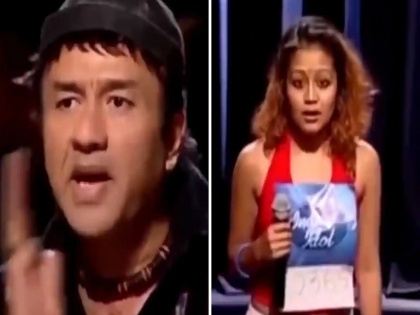 After listening to Neha Kakkar's singing; Anu Malik wanted to slap himself throwback video | अन् नेहा कक्करचं गाणं ऐकून अनु मलिकनं स्वत:लाच मारून घेतलं...! जुना व्हिडीओ पाहून व्हाल थक्क