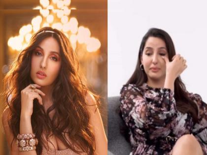 nora fatehi gets emotional on jhalak dikhla jaa 10 finale | Nora Fatehi : प्यार में धोखा...! ब्रेकअपबद्दल बोलताना नोरा फतेहीला अश्रू अनावर...!!