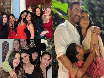 Ajay Devgn Kajol Daughter Nysa Devgn Pics In Bodycon Dress Viral | उफ्फ!! अजय देवगण-काजोलच्या लेकीचा बोल्ड लुक, सोशल मीडियावर न्यासाच्या फोटोंचा धुमाकूळ