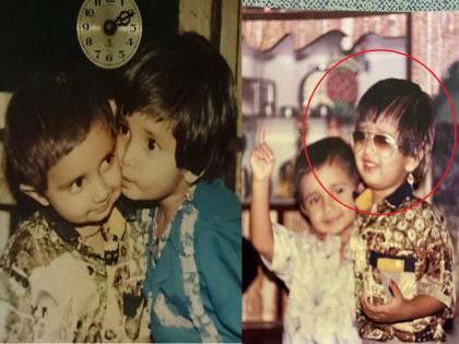 Marathi actress Prajakta Mali throwback childhood pictures with her brother | भावासोबत पोझ देणाऱ्या या क्यूट चिमुरडीला ओळखलंत? आज मराठी चित्रपटसृष्टीवर करतेय राज्य