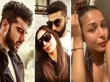 did Malaika Arora and Arjun Kapoor parted ways? in marathi | WHAT? सहा दिवसांपासून ‘ती’ घराबाहेर पडलेली नाही...; मलायका व अर्जुन यांच्यात बिनसलं...??