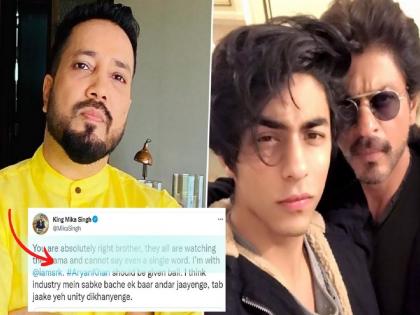 Aryan Khan Drugs Case mika singh reacts on bollywood celebs silence over aryan khan arrest case | Aryan Khan Drugs Case : तुमची मुलं तुरुंगात जातील तेव्हाच..., बॉलिवूड गप्पगार, मिका सिंगला आला राग...!!