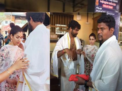 nayanthara vignesh shivan Wedding couple offer food to the needy people | नयनतारा व विग्नेश देवदर्शनात मग्न, नवविवाहित जोडप्याच्या ‘या’ कामाचं तुम्हीही कराल कौतुक