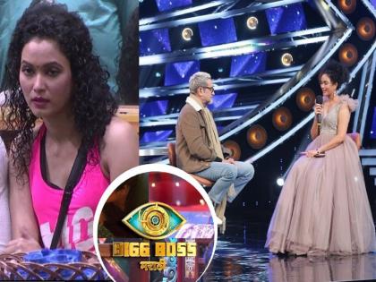 bigg boss marathi 3 eviction new wild card contestants entry neetha shetty out in this week |  ती आली काय नि गेली काय...! ‘Bigg Boss Marathi 3’च्या घरातून नीथा शेट्टी बाद