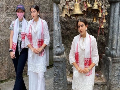 sara ali khan gets brutally trolled for sharing pictures from kamakhya temple in assam | सारा अली खानने घेतला कामाख्या देवीचा आशीर्वाद, फोटो शेअर करताच झाली ट्रोल