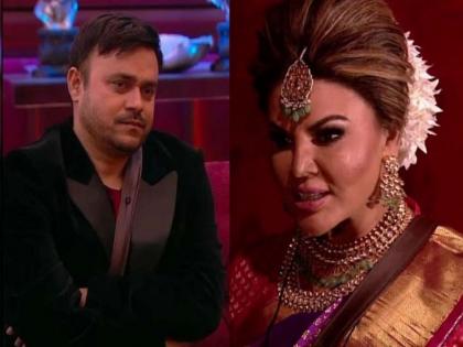 bigg boss 15 rakhi sawant reveals she is not legally married might get seprate from ritesh | Bigg Boss 15 : माझ्यासोबत राहायचं असेल तर..., राखी सावंतनं नवरोबाला खडसावलं!!